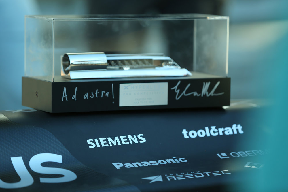 WARR Hyperloop team wins Hyperloop Pod Competition with Panasonic Industry on board